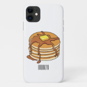 Voorbeeld van de cartoon van Pancake Case-Mate iPhone Case (Achterkant)