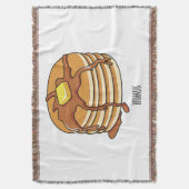 Voorbeeld van de cartoon van Pancake Deken (Voorkant Verticaal)