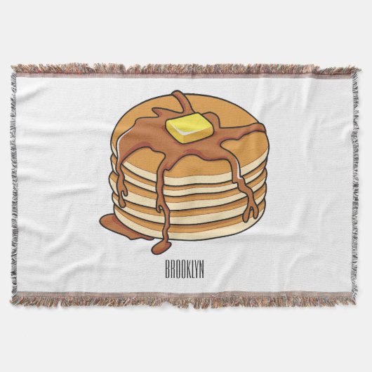 Voorbeeld van de cartoon van Pancake Deken (Voorkant)