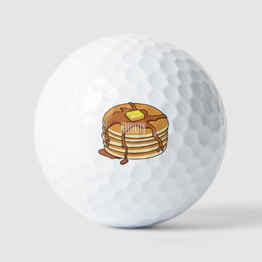 Voorbeeld van de cartoon van Pancake Golfballen (Voorkant)