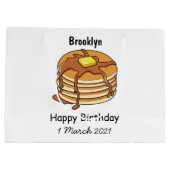 Voorbeeld van de cartoon van Pancake Groot Cadeauzakje (Achterkant)