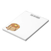 Voorbeeld van de cartoon van Pancake Notitieblok (Linkerzijde)