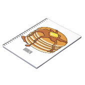 Voorbeeld van de cartoon van Pancake Notitieboek (Linkerzijde)