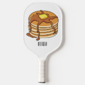 Voorbeeld van de cartoon van Pancake Pickleball Paddle (Achterkant)