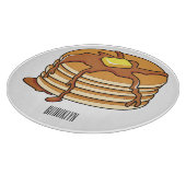 Voorbeeld van de cartoon van Pancake Snijplank (Hoek)