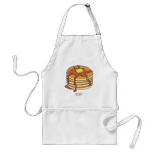 Voorbeeld van de cartoon van Pancake Standaard Schort
