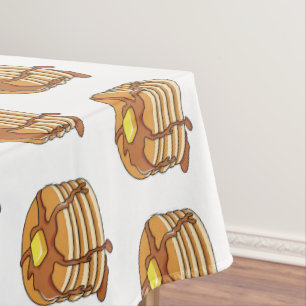 Voorbeeld van de cartoon van Pancake Tafelkleed