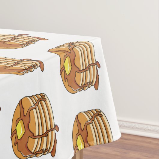 Voorbeeld van de cartoon van Pancake Tafelkleed (Voorbeeld)