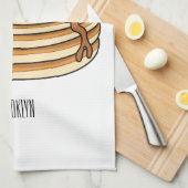 Voorbeeld van de cartoon van Pancake Theedoek (Quarter Fold)