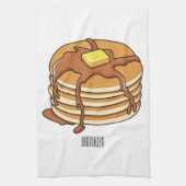 Voorbeeld van de cartoon van Pancake Theedoek (Verticaal)