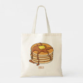 Voorbeeld van de cartoon van Pancake Tote Bag (Achterkant)