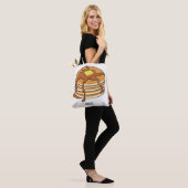 Voorbeeld van de cartoon van Pancake Tote Bag (Op model)
