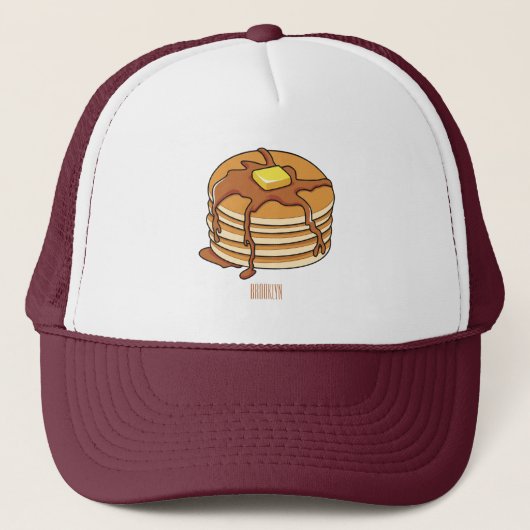 Voorbeeld van de cartoon van Pancake Trucker Pet (Voorkant)