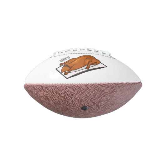 Voorbeeld van de cartoon van pekeleenden american football (Gedraaid 270)