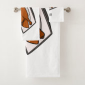 Voorbeeld van de cartoon van pekeleenden bad handdoek (Insitu)