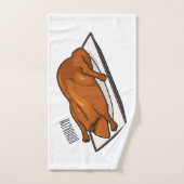 Voorbeeld van de cartoon van pekeleenden bad handdoek (Handdoek)