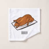 Voorbeeld van de cartoon van pekeleenden bad handdoek (Wasdoekje)