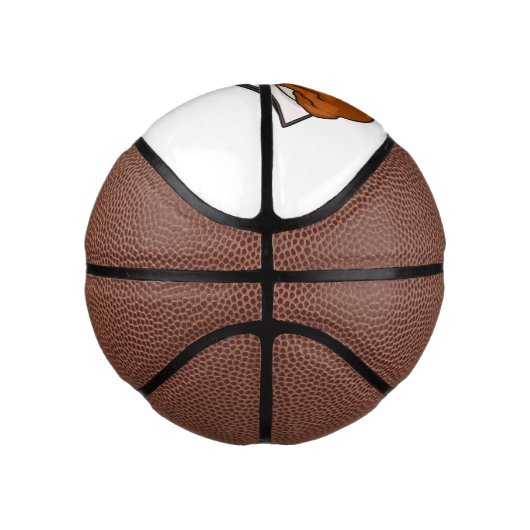 Voorbeeld van de cartoon van pekeleenden basketbal (Rechts)