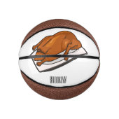 Voorbeeld van de cartoon van pekeleenden basketbal (Voorkant)