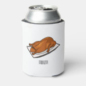 Voorbeeld van de cartoon van pekeleenden blikjeskoeler (Blikje Achterkant)