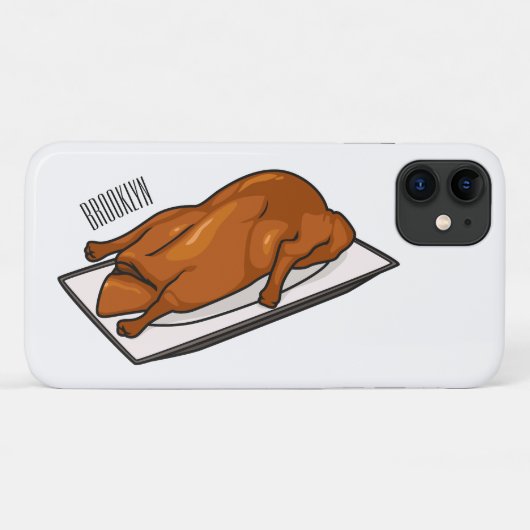 Voorbeeld van de cartoon van pekeleenden Case-Mate iPhone case (Achterkant (horizontaal))