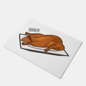 Voorbeeld van de cartoon van pekeleenden deurmat (Schuin)