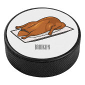 Voorbeeld van de cartoon van pekeleenden hockey puck (3/4)