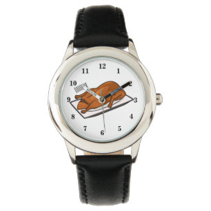 Voorbeeld van de cartoon van pekeleenden horloge