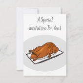 Voorbeeld van de cartoon van pekeleenden kaart (Achterkant)