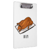 Voorbeeld van de cartoon van pekeleenden klembord (Rechts)