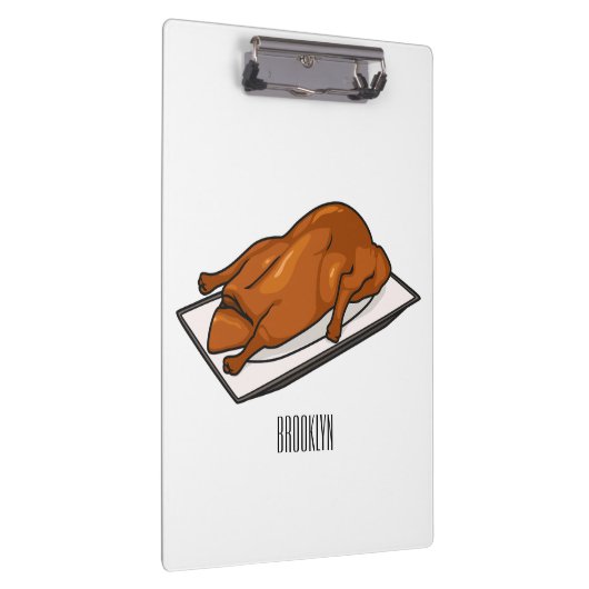 Voorbeeld van de cartoon van pekeleenden klembord (Rechts)