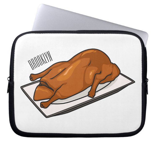 Voorbeeld van de cartoon van pekeleenden laptop sleeve (Voorkant)