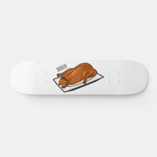 Voorbeeld van de cartoon van pekeleenden persoonlijk skateboard