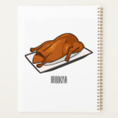 Voorbeeld van de cartoon van pekeleenden planner (Achterkant)