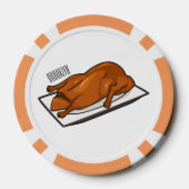 Voorbeeld van de cartoon van pekeleenden poker chips (Achterkant)