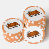 Voorbeeld van de cartoon van pekeleenden poker chips (Opstapeling)
