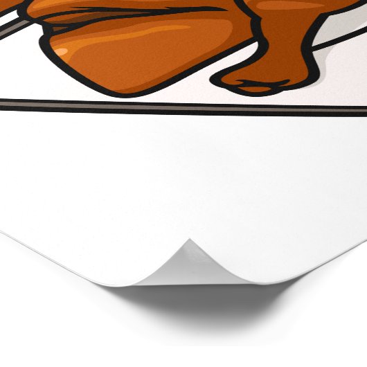 Voorbeeld van de cartoon van pekeleenden poster (Hoek)