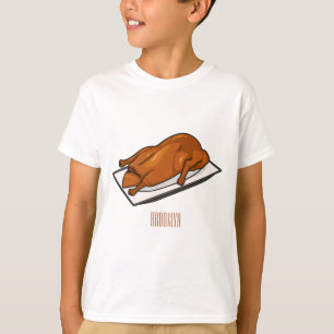 Voorbeeld van de cartoon van pekeleenden t-shirt