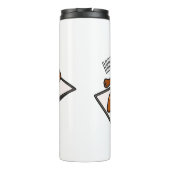 Voorbeeld van de cartoon van pekeleenden thermosbeker (Achterkant)