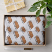 Voorbeeld van de cartoon van pekeleenden tissuepapier (Geschenk)