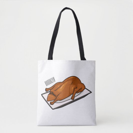 Voorbeeld van de cartoon van pekeleenden tote bag (Voorkant)