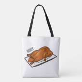 Voorbeeld van de cartoon van pekeleenden tote bag (Achterkant)
