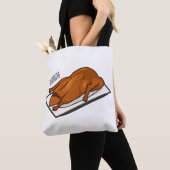 Voorbeeld van de cartoon van pekeleenden tote bag (Dichtbij)