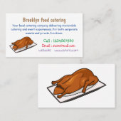 Voorbeeld van de cartoon van pekeleenden visitekaartje (Voorkant / Achterkant)