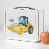 Voorbeeld van de cartoon van wegwalsen (In situ)