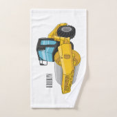 Voorbeeld van de cartoon van wegwalsen bad handdoek (Handdoek)