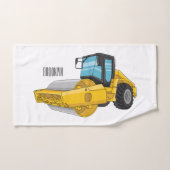 Voorbeeld van de cartoon van wegwalsen bad handdoek (Handdoek)