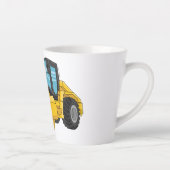 Voorbeeld van de cartoon van wegwalsen latte mok (Rechts)