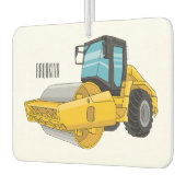 Voorbeeld van de cartoon van wegwalsen luchtverfrisser (Links)