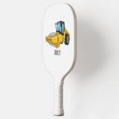 Voorbeeld van de cartoon van wegwalsen pickleball paddle (Links)